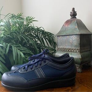 SAS Navy Blue Women’s Athletic FT Mesh Walking Shoes